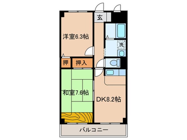 オ－レンスヒルズの物件間取画像